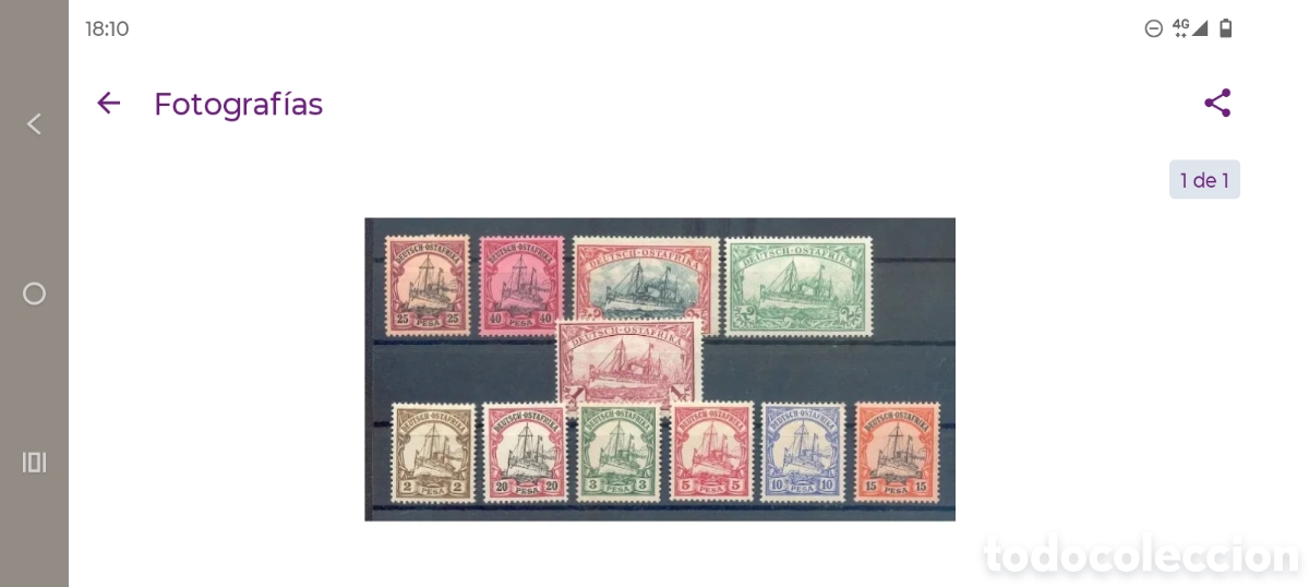Sellos: &Aacute;frica del Oeste Alemana DOA 11/21 Valor cat&aacute;logo 230&euro; YVERT 30-40