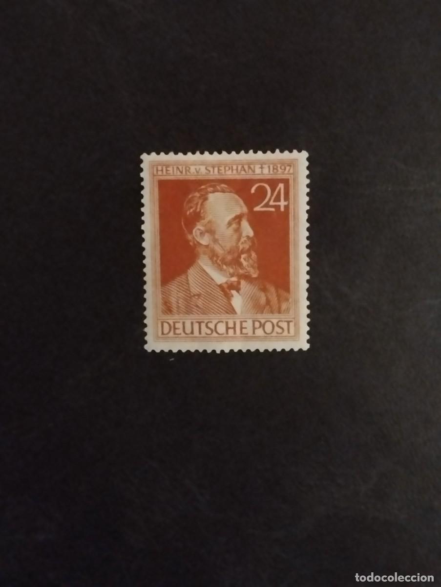 Sellos: 9.09/ Alemania/ Zona A.A.S./. 1947. 24pf. Sello suelto en nuevo