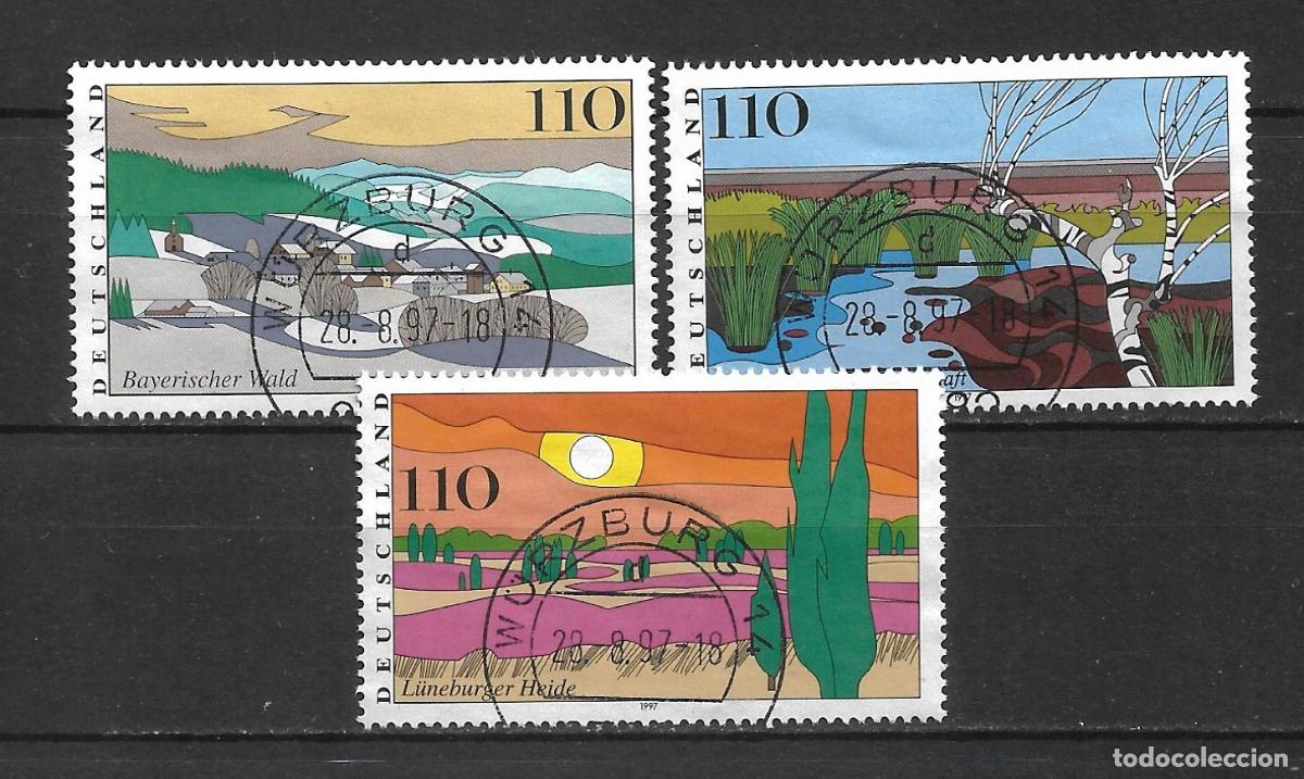 Timbres: alemania 1997 michel 1943/1945 usado 3&euro;- 34/18