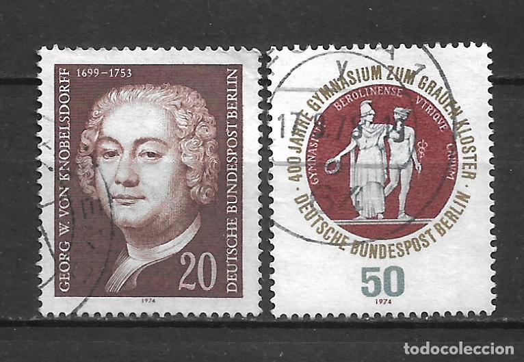 Timbres: alemania berlin 1974 lote 2 series completas usado - 7/4