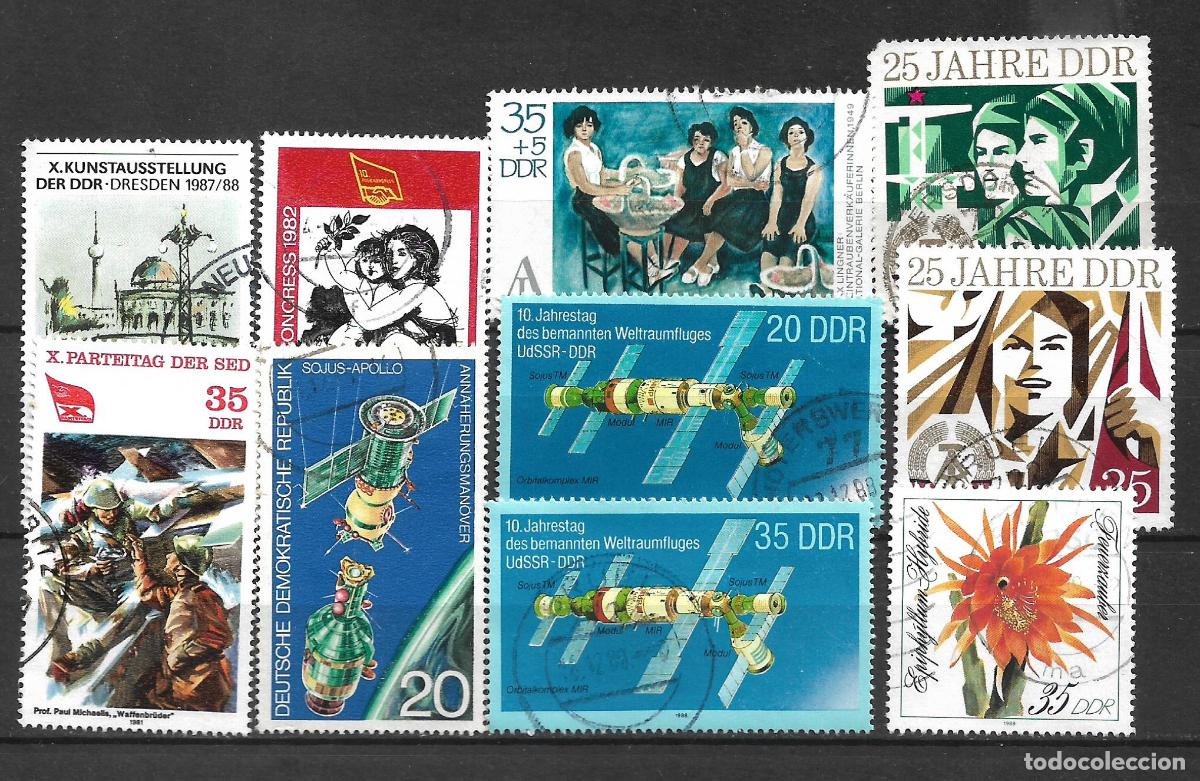 Sellos: alemania ddr lote 10 sellos usado - 33/49