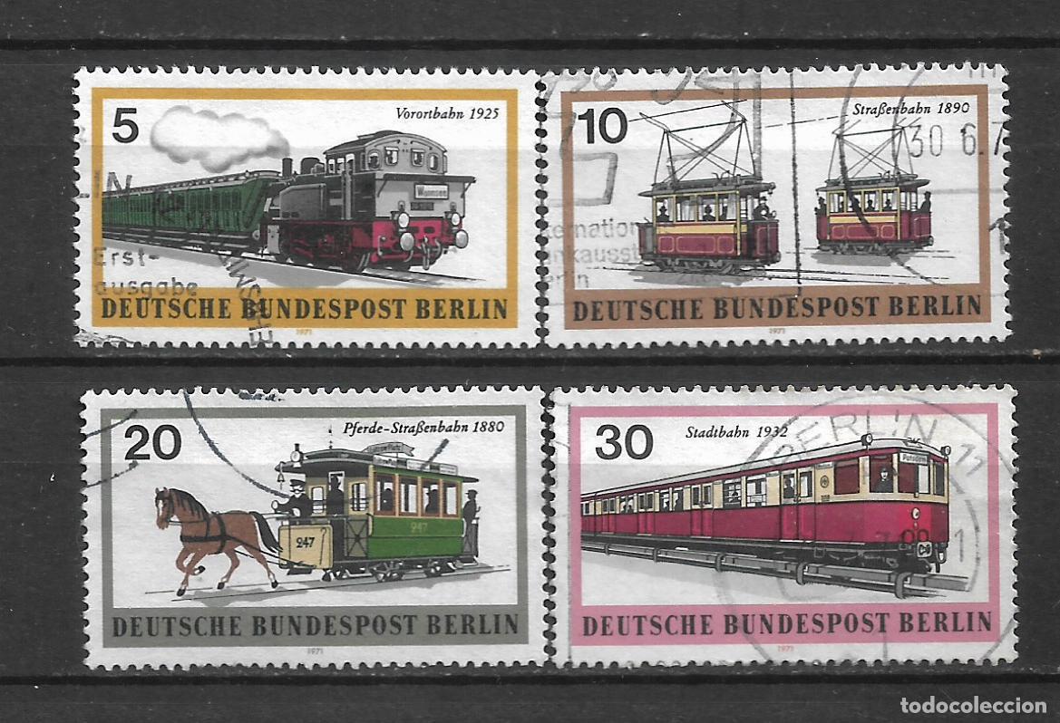 Sellos: alemania berlin 1971 michel 379/382 usado 1.40&euro;- 8/12