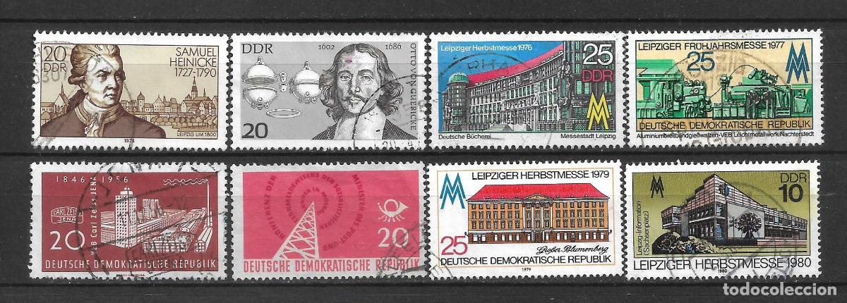 Sellos: alemania ddr lote 8 sellos usados - 9/30