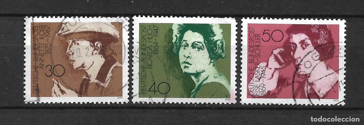Sellos: alemania 1975 michel 826/828 usado 1.20&euro;- 19/63