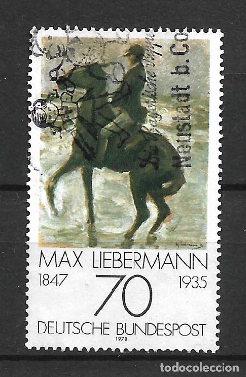 Sellos: alemania 1978 michel 987 usado - 19/65