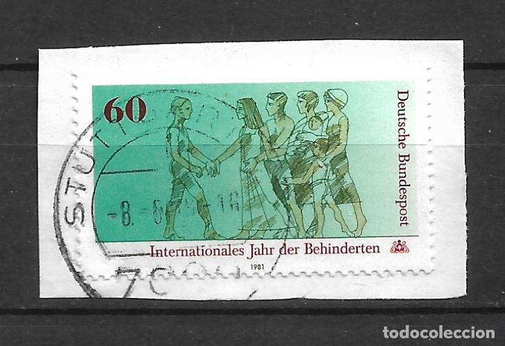 Sellos: alemania 1981 michel 1083 usado - 34/8