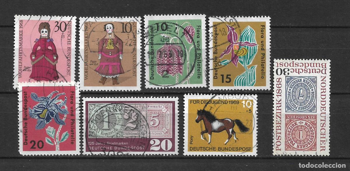 Sellos: alemania lote 8 sellos usado - 34/12