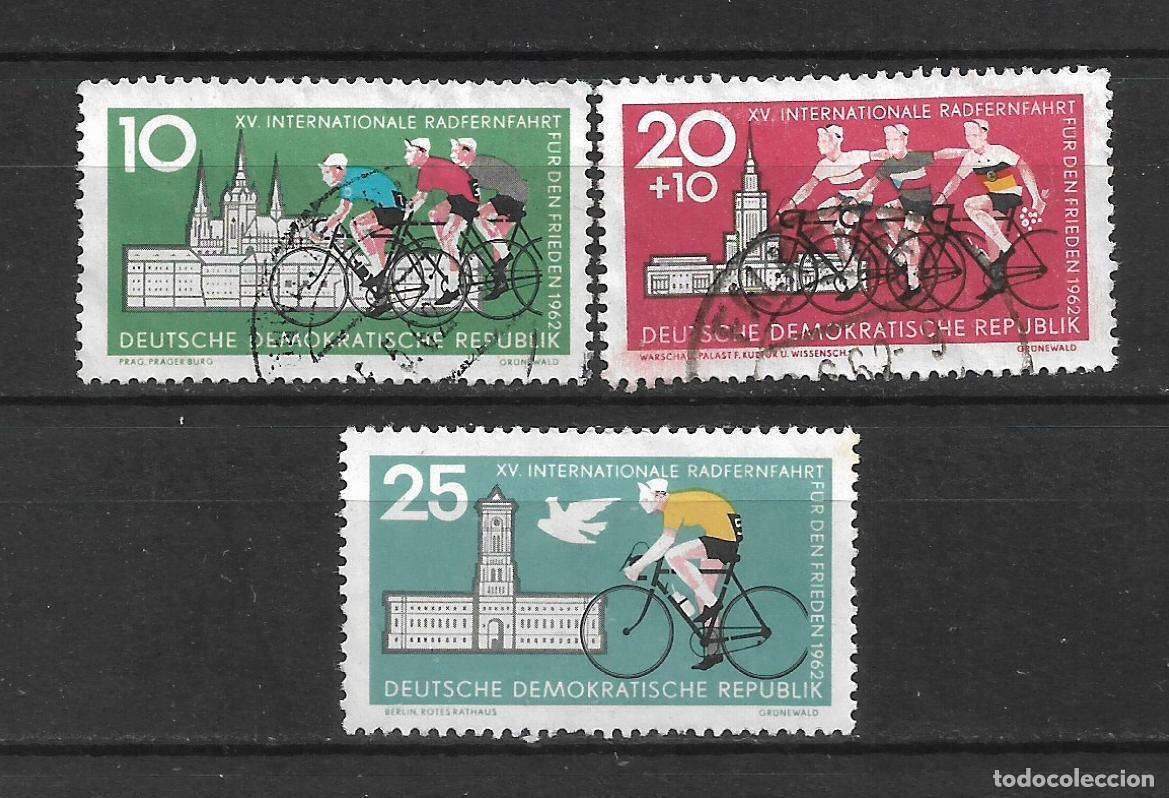 Sellos: alemania ddr michel 886/888 usado completa - 34/15