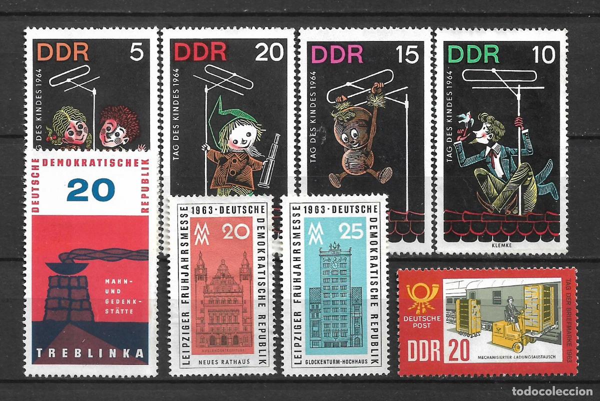 Selos: alemania ddr 8 sellos usado - 34/15