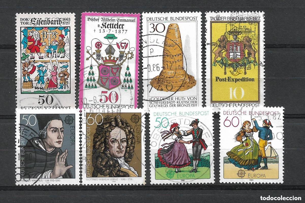 Stamps: alemania 8 sellos usado - 20/30