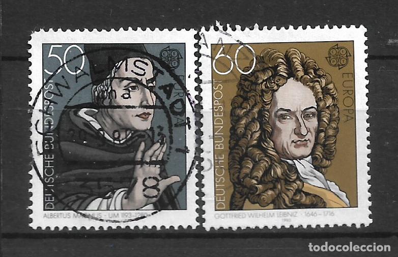 Stamps: alemania 1980 michel 1049/1050 usado europa cept - 19/65