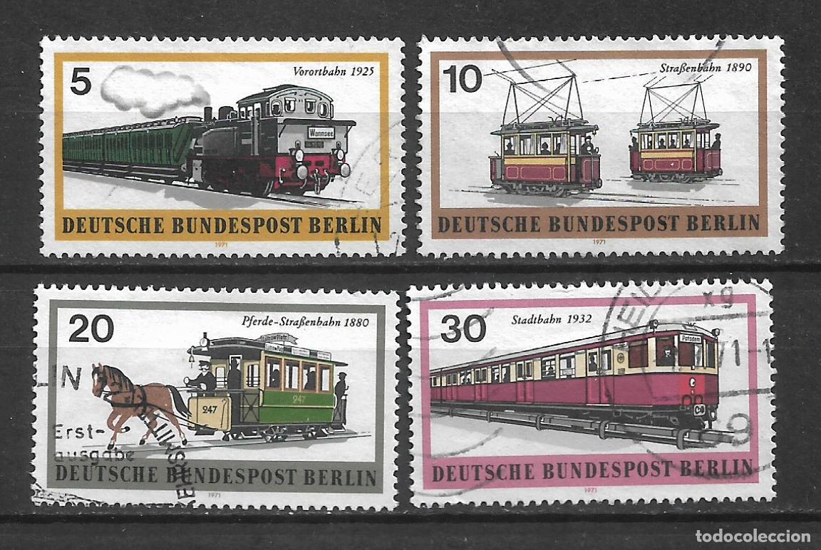 Sellos: alemania berlin 1971 michel 379/382 usado 1.40&euro;- 8/13