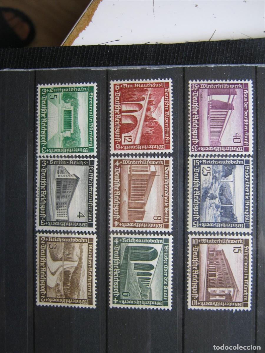 Stamps: ALEMANIA IMPERIO REICH 1936 SERIE YVERT 582/590 MNH** SIN CHARNELA LUJO.