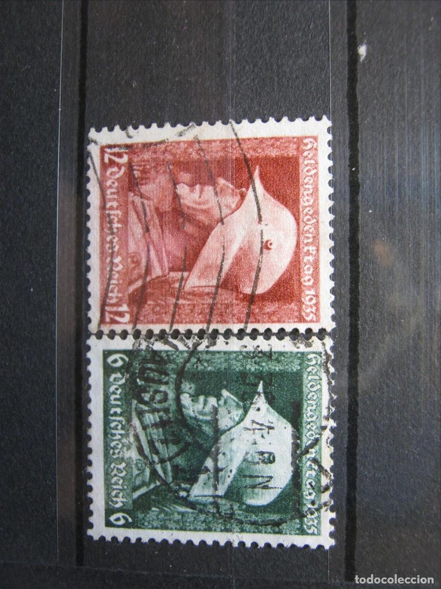 Stamps: ALEMANIA IMPERIO REICH 1935 SERIE YVERT 528/529 USADOS PERFECTOS.