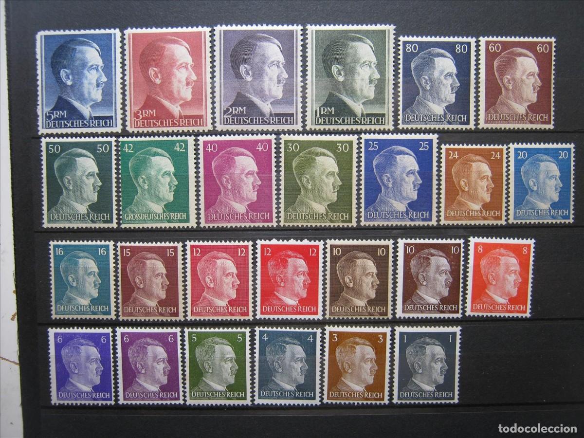 Stamps: ALEMANIA IMPERIO REICH HITLER SERIE YVERT 705/726 MNH** SIN CHARNELA LUJO.