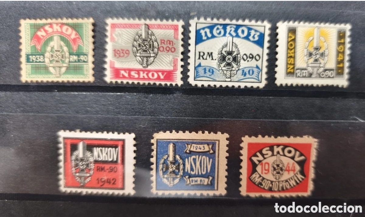 Sellos: SELLOS NSKOV ALEMANIA, 1938 a 1944, II GUERRA MUNDIAL
