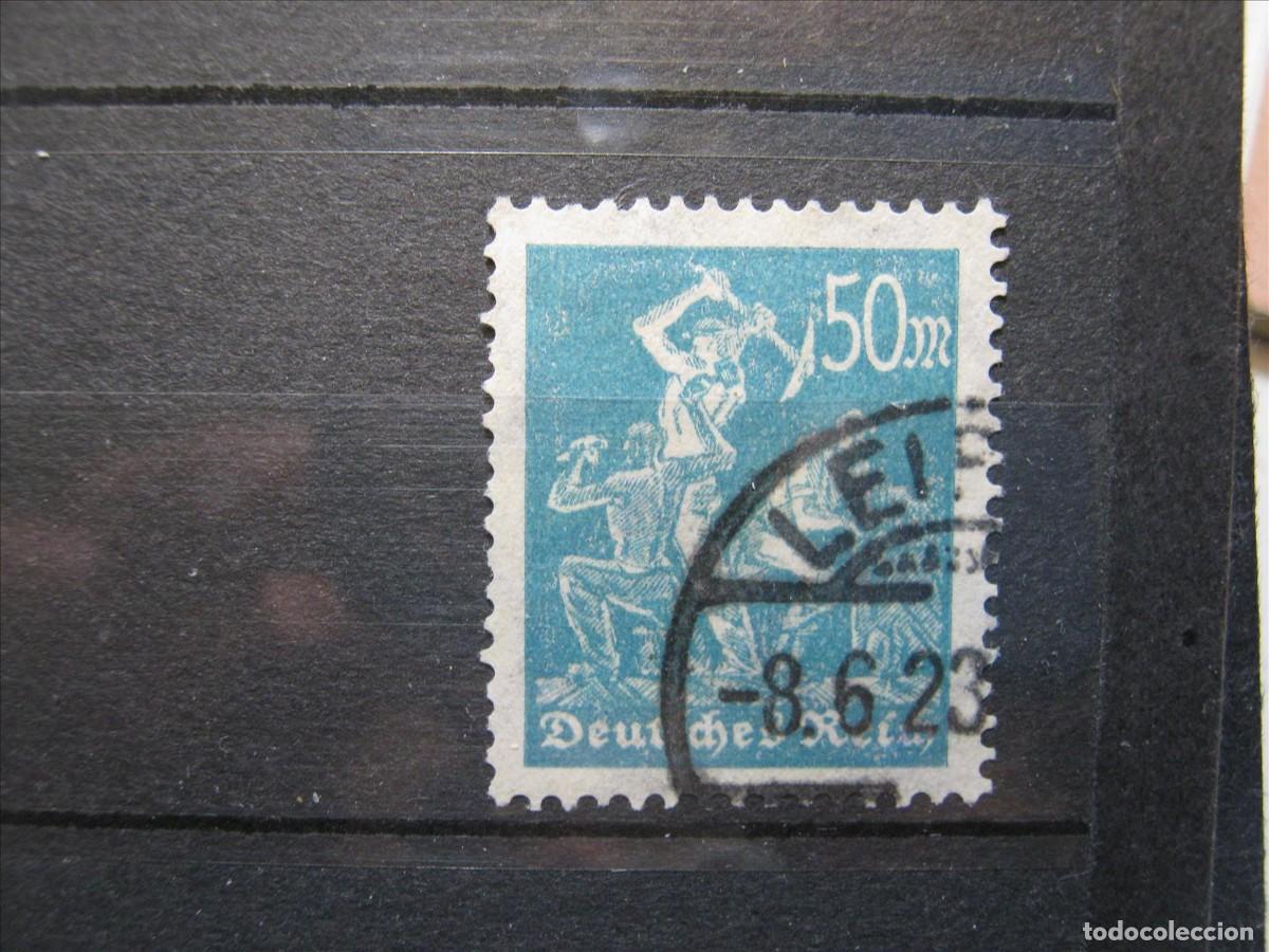 Sellos: ALEMANIA IMPERIO REICH 1922 MICHEL 245 USADO MATASELLOS FALSO PARA COMPLETAR.