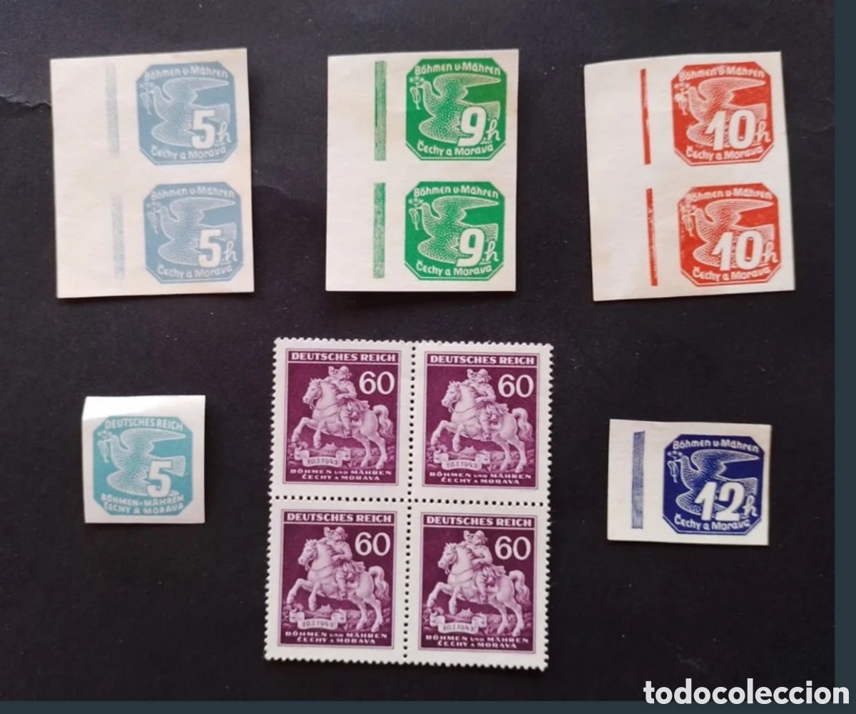 Sellos: SELLOS OCUPACI&Oacute;N ALEMANA DE BOHEMIA Y MORAVIA