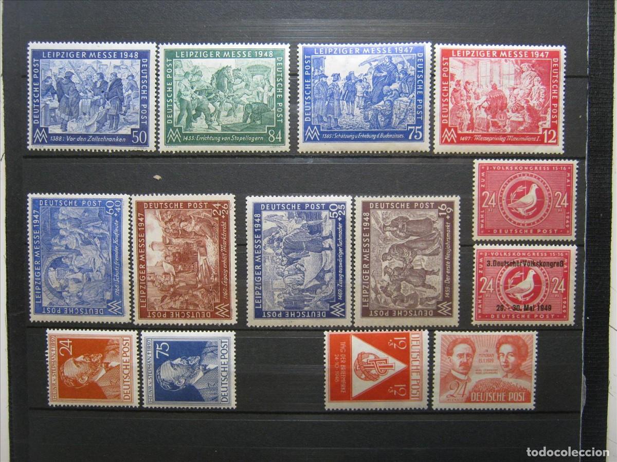 Timbres: ALEMANIA OCUPACI&Oacute;N INTERALIADA LOTE SERIES MNH** SIN CHARNELA LUJO.