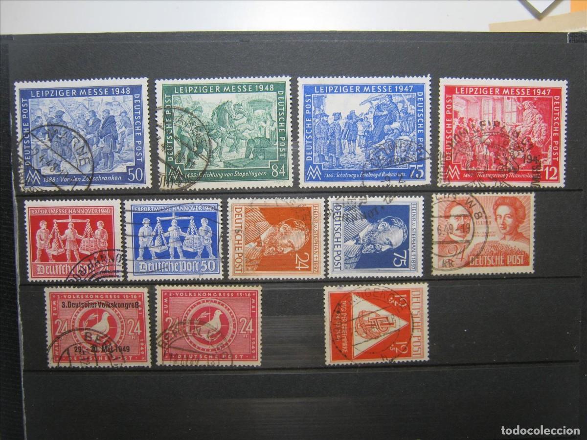 Timbres: ALEMANIA OCUPACI&Oacute;N INTERALIADA LOTE SERIES USADAS PERFECTOS.