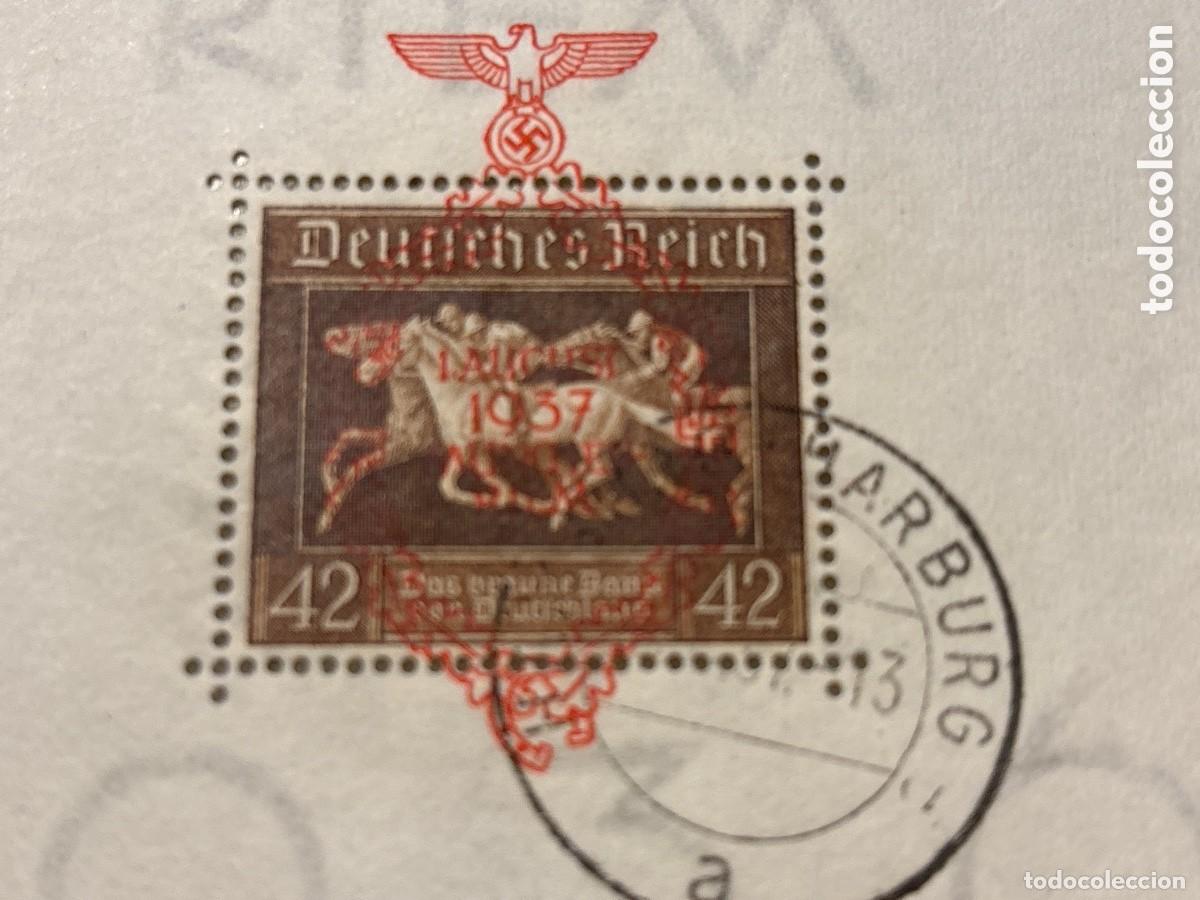 Briefmarken: sello de 1937-Alemania Imperio Tercer Reich. Caballos