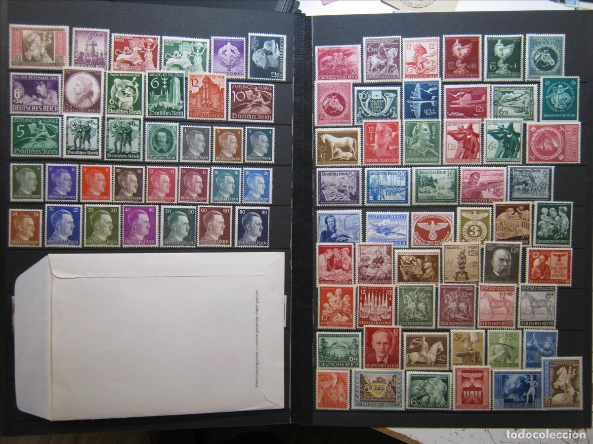 Sellos: ALEMANIA IMPERIO REICH GRAN LOTE CON SERIES LH*/VLH* LUJO; TREMENDO!
