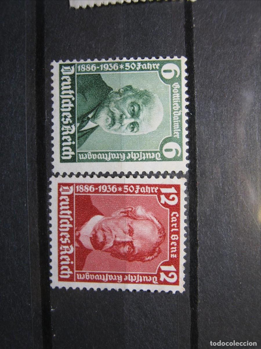 Timbres: ALEMANIA IMPERIO REICH 1935 SERIE YVERT 562/563 NUEVOS SON GOMA BIEN.