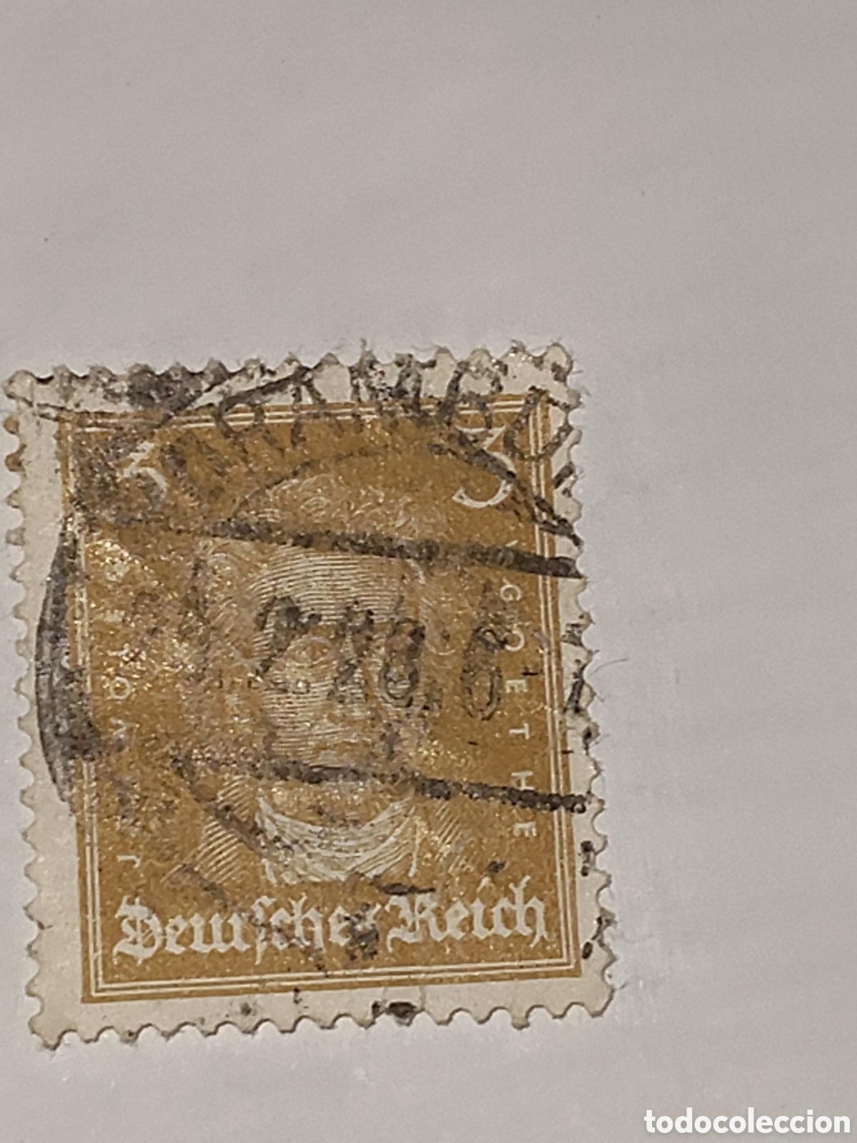 Sellos: Sello alem&aacute;n Deutches Reich Johann Wolfgang Von Goethe 1926 usado