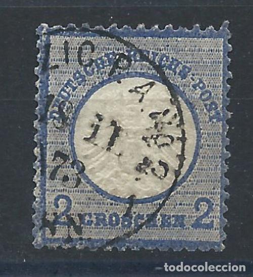 Sellos: Allemagne Empire N&deg;17 Obl (FU) 1872 - Blason