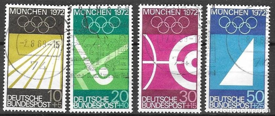 Stamps: SELLOS USADOS DE ALEMANIA 1969, YT 450/ 53