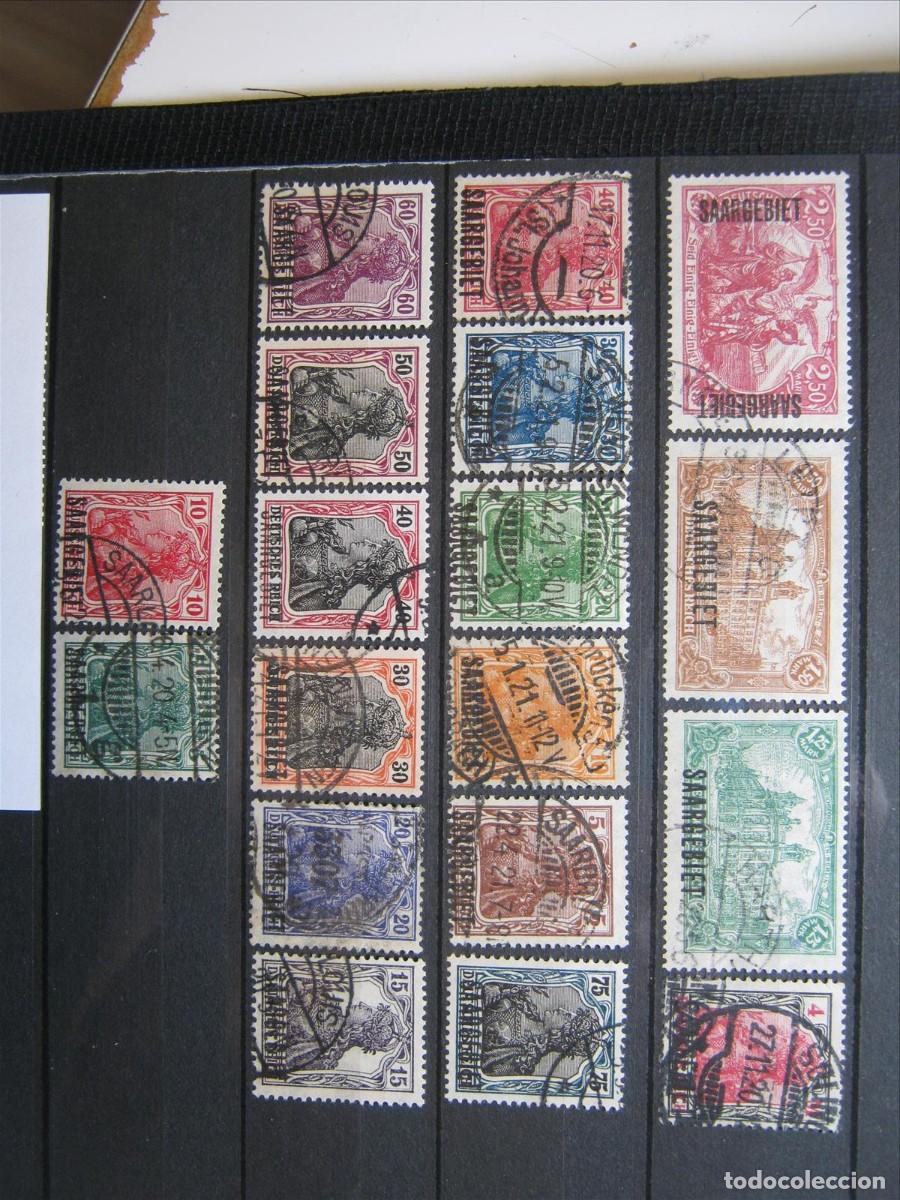 Francobolli: ALEMANIA SARRE SAAR 1920 SERIE YVERT 32/49 USADOS PERFECTOS.