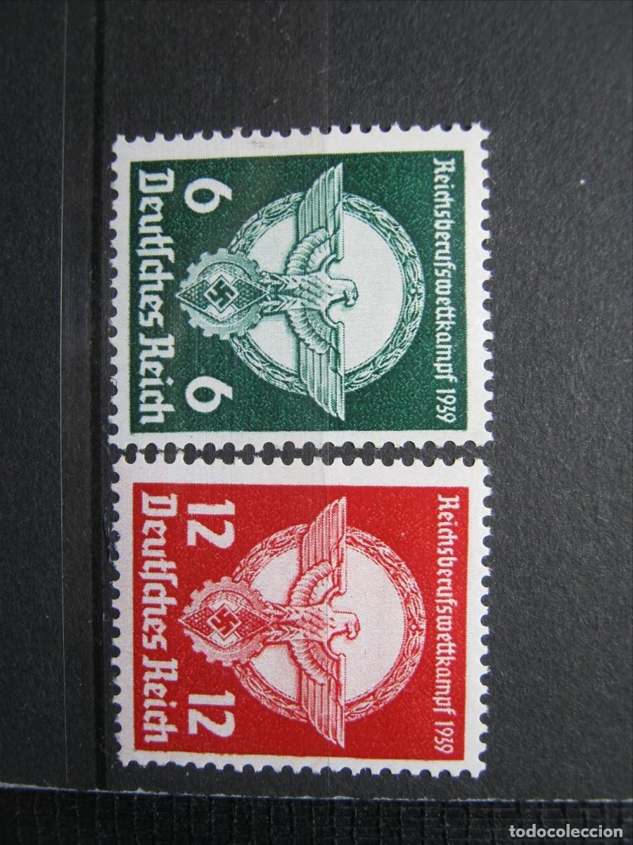 Francobolli: ALEMANIA IMPERIO REICH 1939 SERIE YVERT 630/631 MH* LUJO.