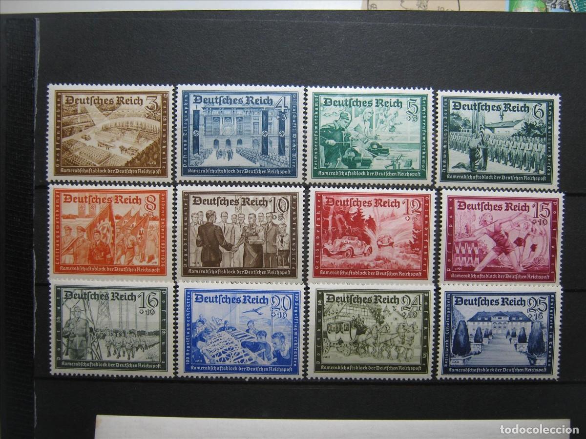 Selos: ALEMANIA IMPERIO REICH 1939 SERIE YVERT 640/651 MH* LUJO.