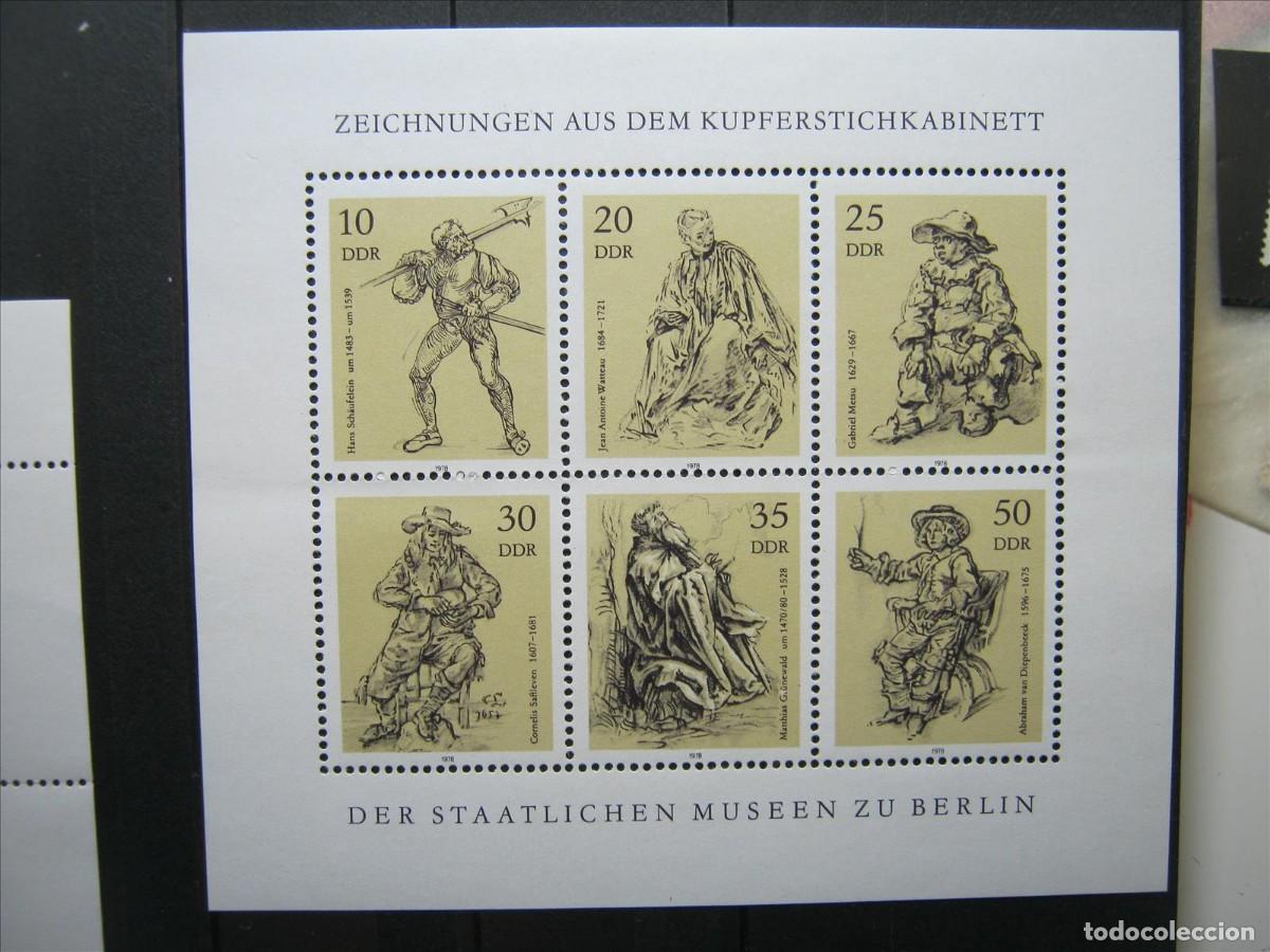 Selos: DDR ALEMANIA ORIENTAL 1978 HOJA BLOQUE SERIE YVERT 2014/2019 MNH** SIN CHARNELA LUJO.