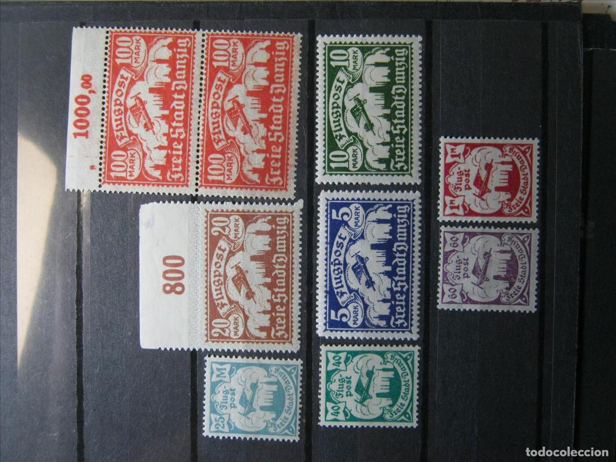 Briefmarken: ALEMANIA DANZIG 1923 A&Eacute;REOS MNH** SIN CHARNELA LUJO RAROS AS&Iacute;.
