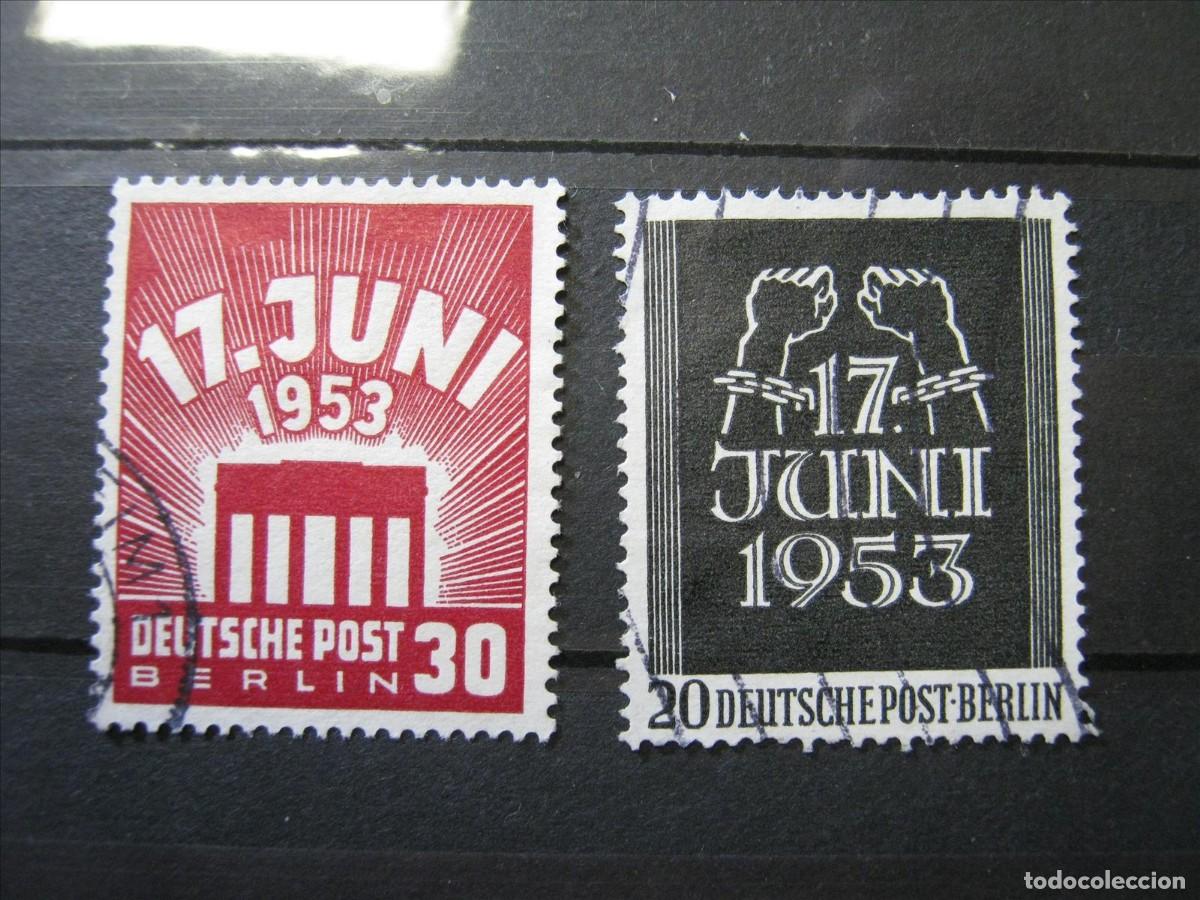 Briefmarken: BERL&Iacute;N 1953 SERIE YVERT 96/97 USADOS PERFECTOS.