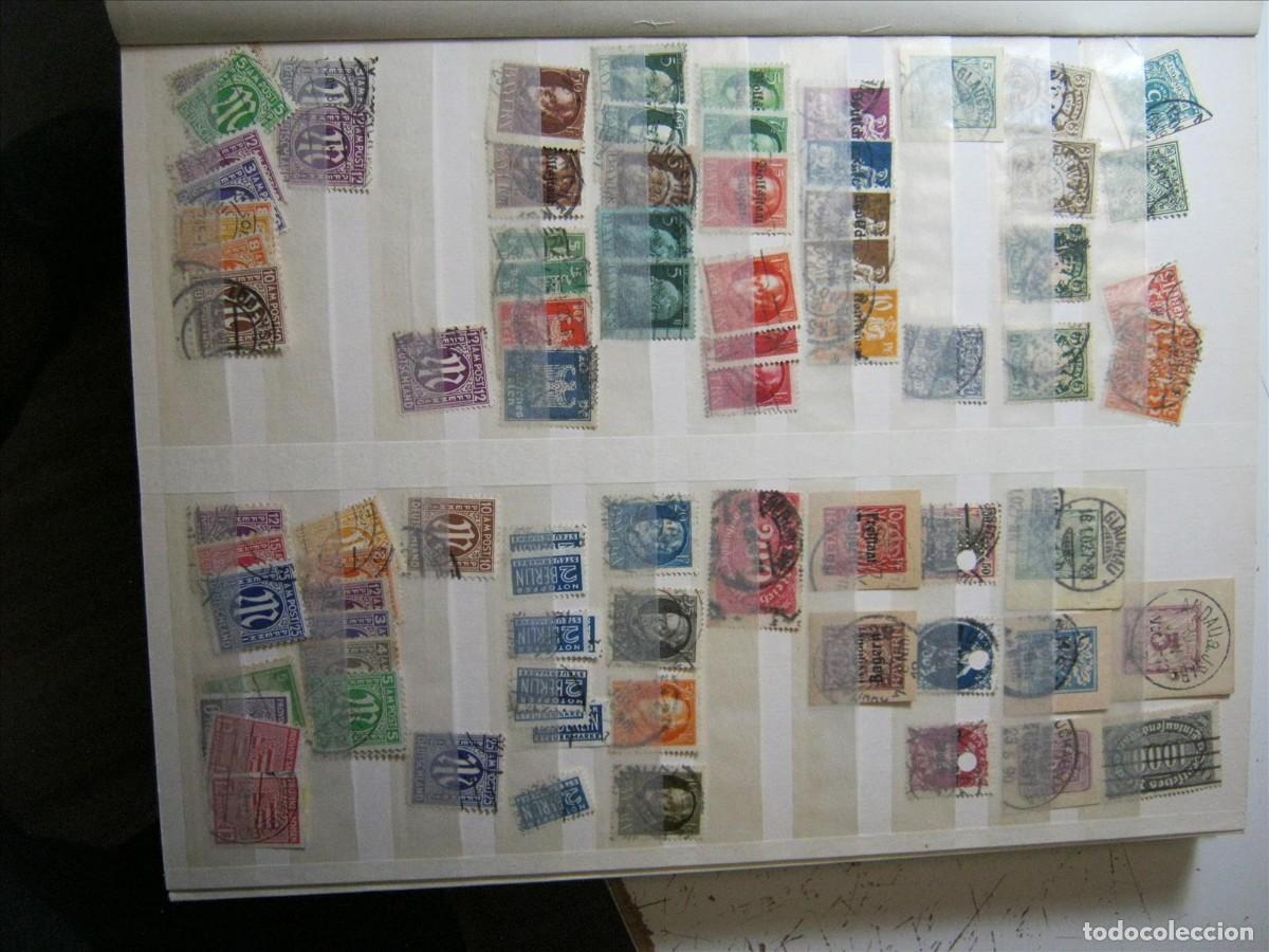 Briefmarken: CLASIFICADOR 30 P&Aacute;GINAS CON ALEMANIAS USADO Y MNH** SIN CHARNELA LUJO.