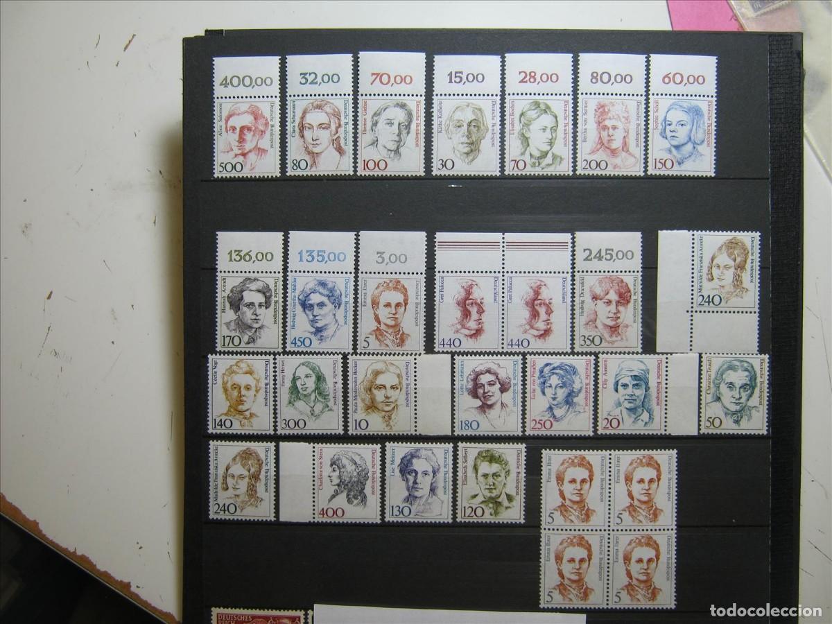 Selos: ALEMANIA MUJERES SERIES MNH** SIN CHARNELA LUJO.