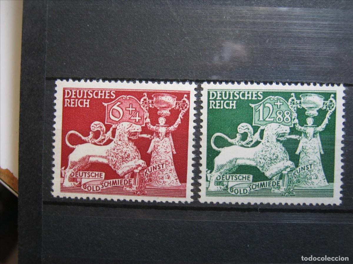 Selos: ALEMANIA IMPERIO REICH 1942 SERIE YVERT 740/741 MNH** SIN CHARNELA LUJO.