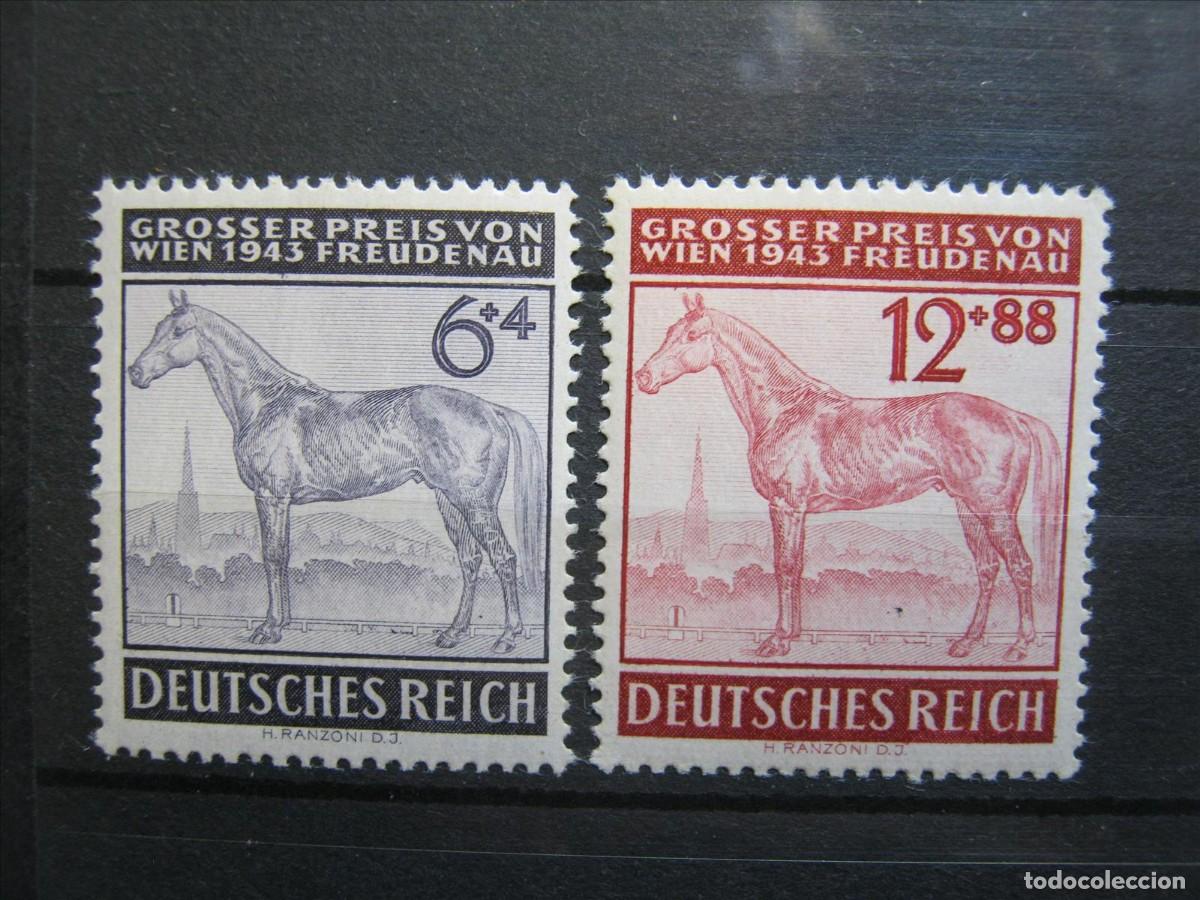 Selos: ALEMANIA IMPERIO REICH 1943 SERIE YVERT 777/778 MNH** SIN CHARNELA LUJO.