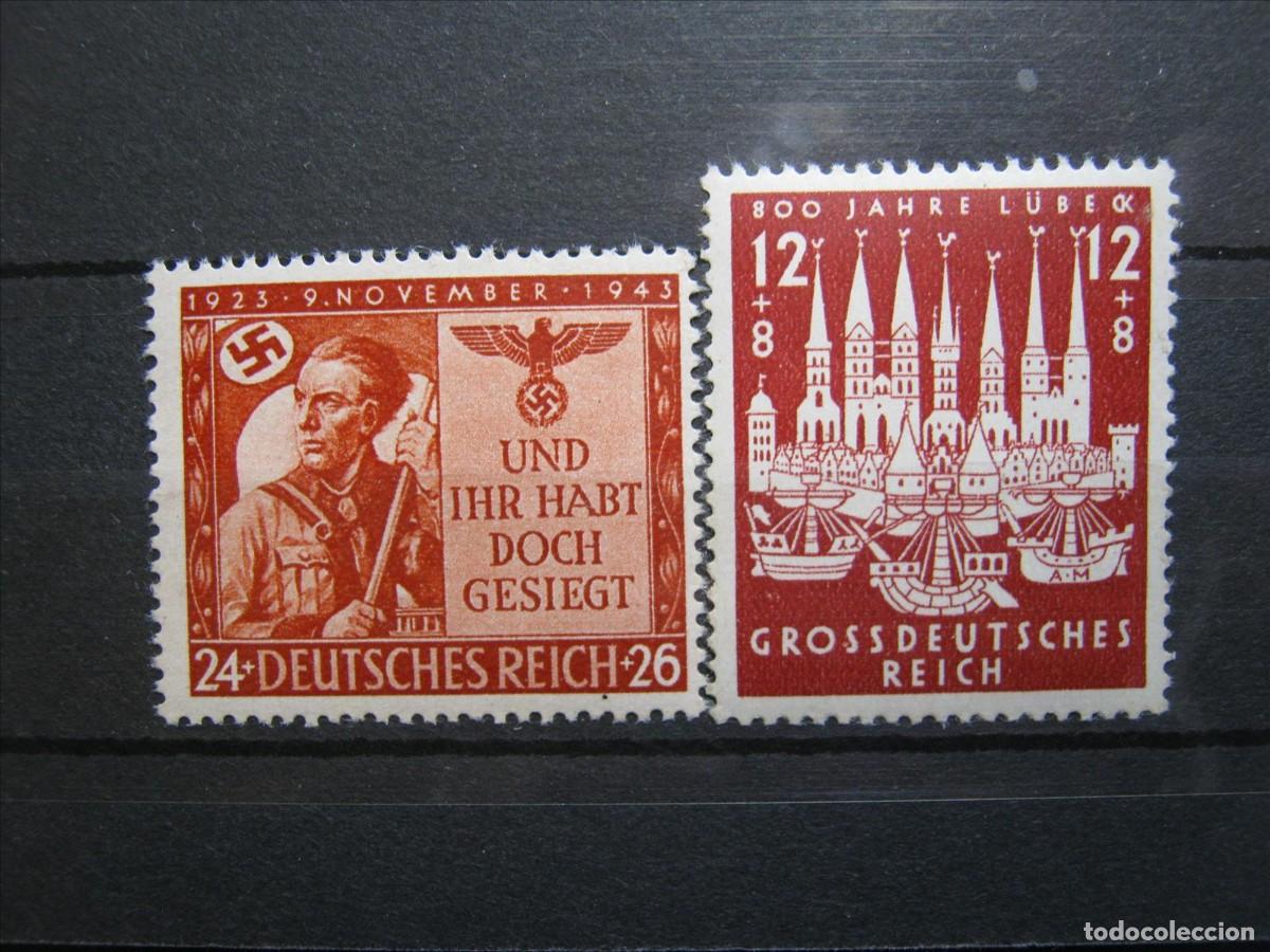 Selos: ALEMANIA IMPERIO REICH 1943 SERIE YVERT 781 y 782 MNH** SIN CHARNELA LUJO.