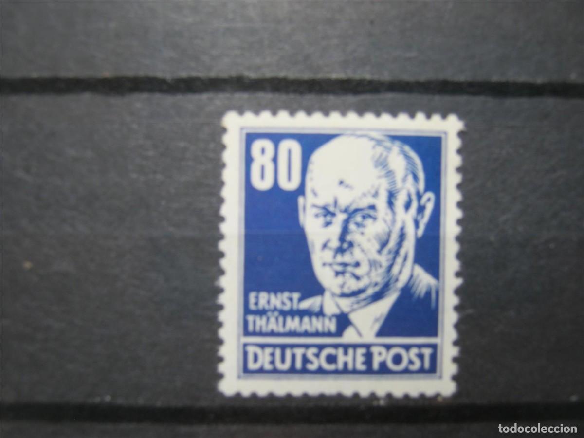 Briefmarken: DDR ALEMANIA ORIENTAL YVERT 104 MNH** SIN CHARNELA LUJO.
