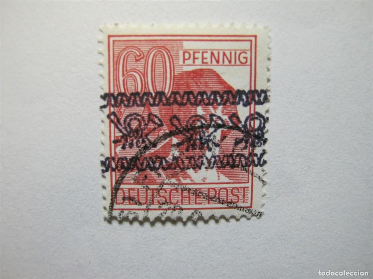 Selos: ALEMANIA BIZONA MICHEL 49 I CARM&Iacute;N OSCURO USADO PERFECTO VALOR MICHEL 300&euro;.