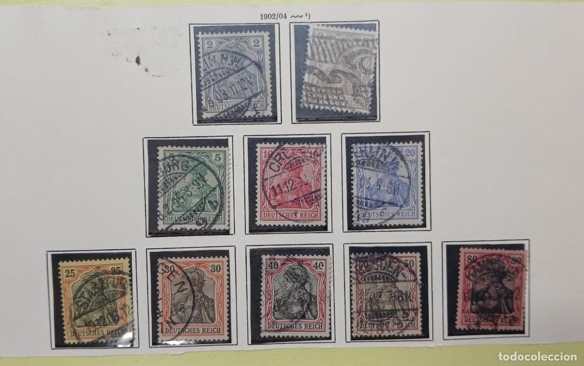 Briefmarken: Serie completa Germania 1902