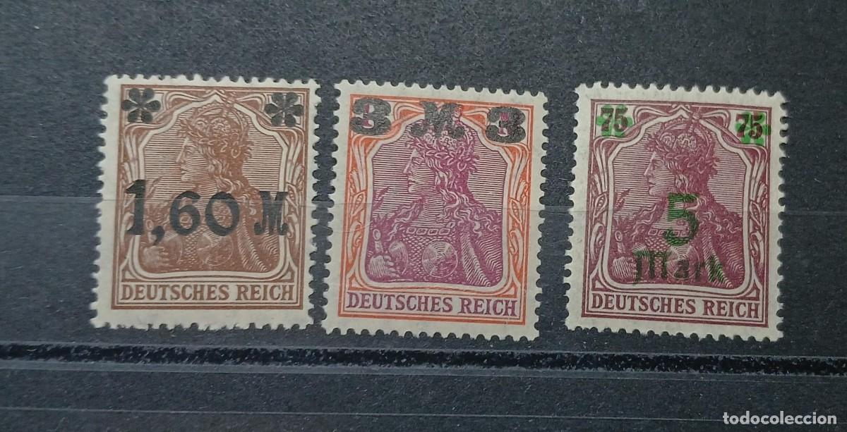 Briefmarken: Serie incompleta Germania 1921 MNH
