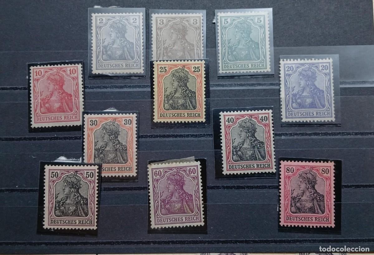 Briefmarken: Serie completa Germania 1905 MH