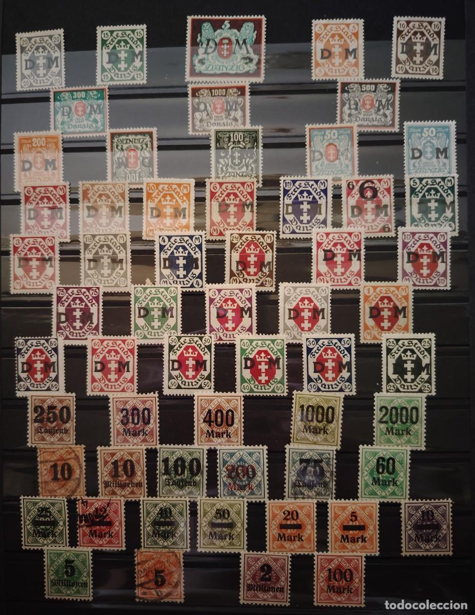 Briefmarken: LOTE DE SELLOS ALEMANIA ESTADOS DANTZING RAROS ALTO VALOR EN CATALOGO LOTE 12