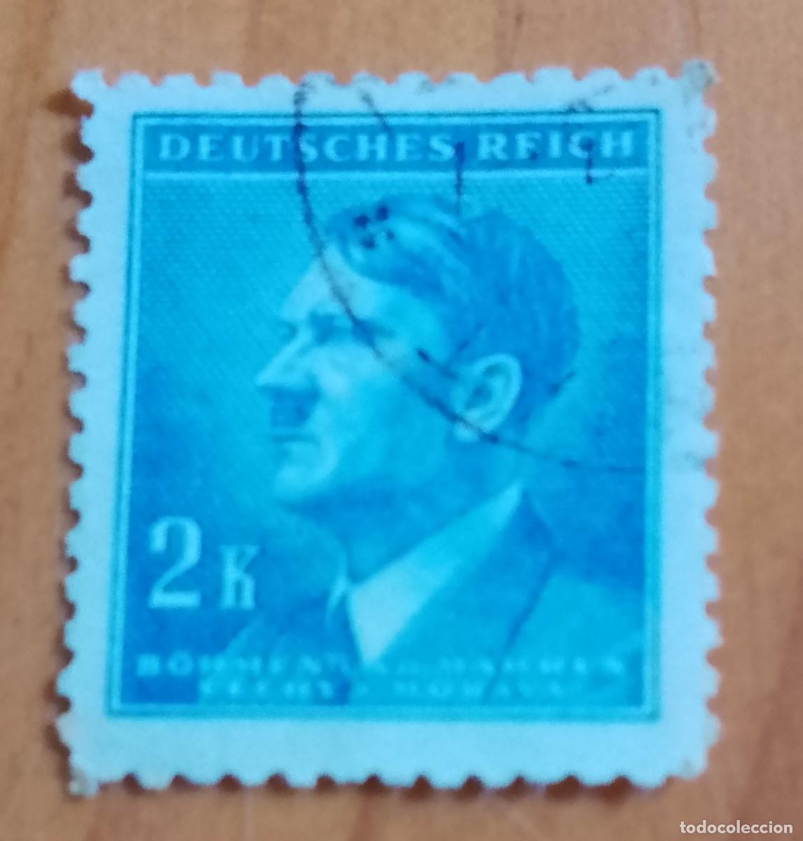 Sellos: ALEMANIA - V/F 2 K - A&Ntilde;O 1944 - TERCER REICH, ADOLF HITLER