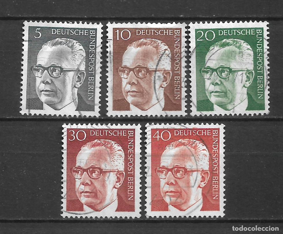 Sellos: alemania berlin 1970 michel 359 +361/364 usado 1.50&euro;- 5/4