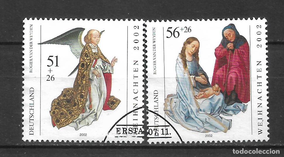 Sellos: alemania 2002 michel 2285/2286 usado - 28/18